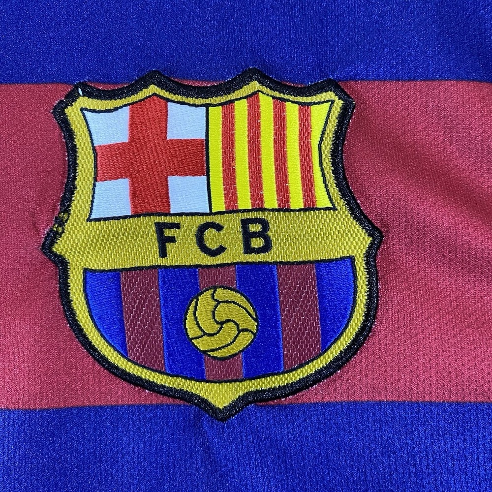 Nike FC Barcelona Dri-FIT Neymar Jr #11 Jersey Youth Small Qatar Airways UNICEF - Picture 5 of 16